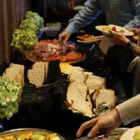 Delicious food at Laker Connections: Friends & Founders event